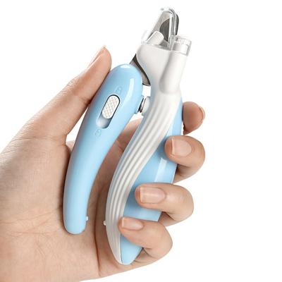 Professionelle Haustier-Nagelknipser mit LED-Licht, Haustier-Klauenpflegeschere für Hunde, Katzen, Kleintiere, Pfoten-Nagelschneider, Heimtierbedarf