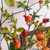 Plastic Simulation Pomegranate Fruit Realistic Fake Plants  Wedding Party Decor