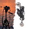 Adjustable 17mm to 17mm Ball Mounting Arm Heavy Duty Iron Clamp Rotatable Metal Clamp for Mobile Phone Monitor Video