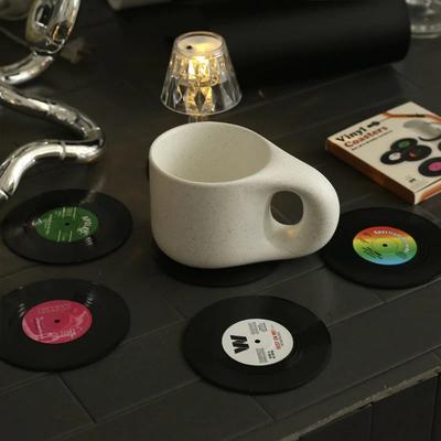 Universal Vinyl Record Coaster Wärme Widerstand Nicht-slip Tasse Pad Geburtstag Geschenk