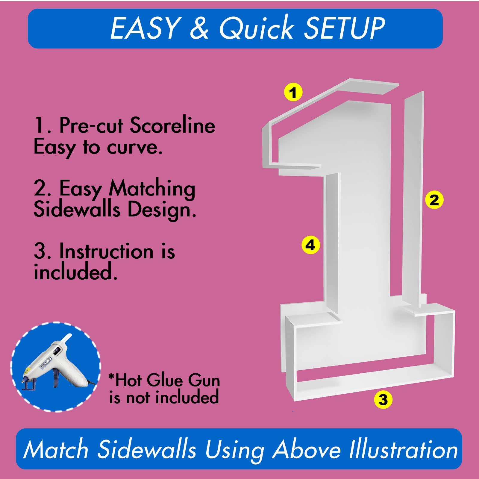 

73/93 см гигантский номер мозаичная рамка для воздушного шара на день рождения, коробка для наполнения воздушных шаров, украшения для дня рождения, детская годовщина свадьбы 73cm