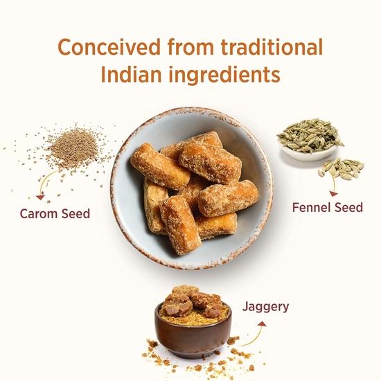 Chaayos Pere Gur (Pachet de 450 g) | Gustare la ora ceaiului | Gustări Gur Para Gata de consum | Mini Gur Para | Namkeen Indian Nashta | Gustări Indiene Tradiționale