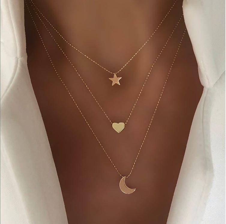 Layered Clavicle Chain: Women's Bestselling European & American Necklace with Small Stick Pendant