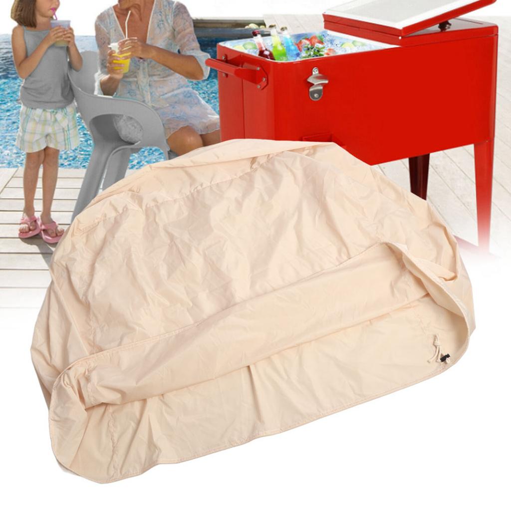 86x48x79cm Party Cooler Cart Cover Outdoor Cold Drink Cart Protective Cover Part Accessories