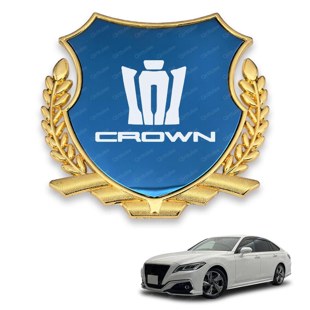 Crown Car Metal Compatible with and 220 Series Car Sticker Car Logo Decorative Sticker Mirror Emblem, Emblem, 17, 18, 20, 200, 210, Crowns, Decal,