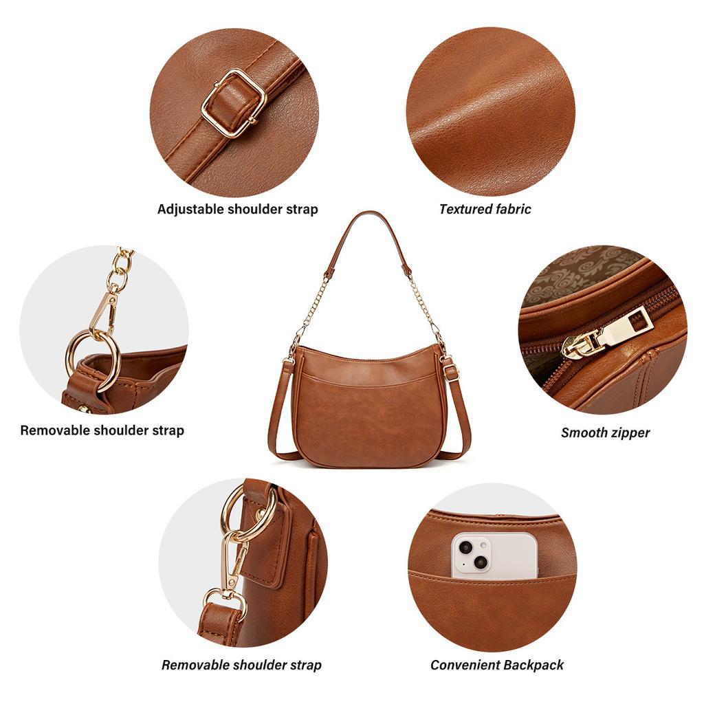 Women's Bag Simple Fashion Shoulder Bag European and American Trend Ladies Messenger Bag