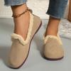 Mao Mao shoes women wear Mary Jane cotton shoes in autumn and winter, gentle wind single shoes in the evening, flat-soled velvet bean shoes