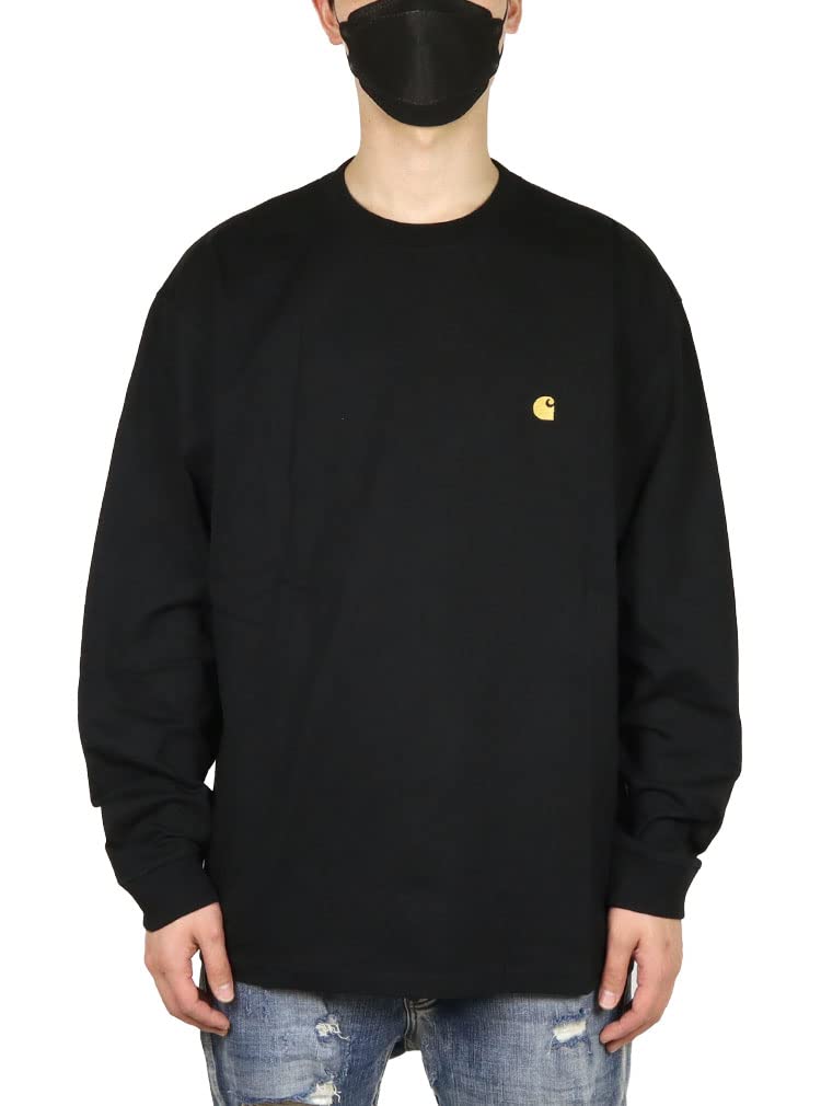 

Carhartt WIP Long Sleeve Size 111 Men s T-Shirt, L, Black, [Product Code] чёрный