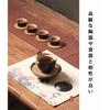 Homehalo Ata Coasters, Round, Set of 6, Waterproof, with Storage Case, Non-Slip, Insulated Tea Pads for Tea, Alcohol, and Coffee, Handmade Natural Coa