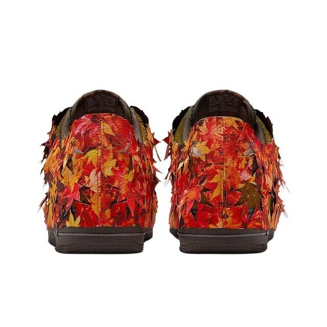 Nike Air Force 1 Low LX Leaf Camo Unisex Tenisky Oranžová Olivová-Flak Plachetnicová IM8062-368