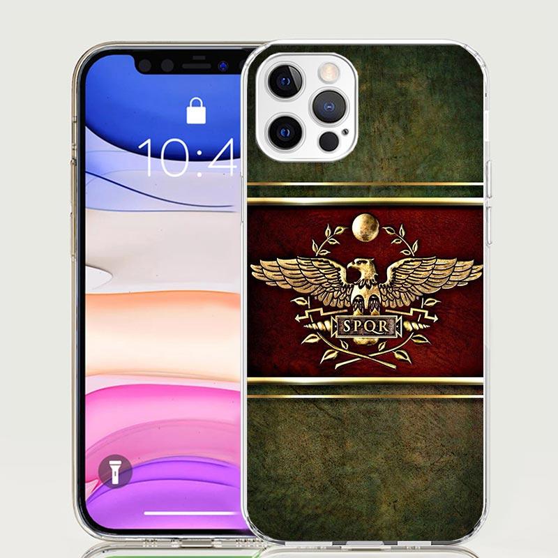 

SPQR Римская Императорская Легионv Чехол для Телефона Для iPhone 17 Air 16 15 Plus 11 14 Pro Max 13 Mini 12 7 8 + SE Узор Искусство Индивидуальный Cov iPhone 15 Plus