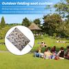 Camping Folding Mat Extra Soft Waterproof Compact Size Exquisite Pattern Collapsible Polyester Moisture-proof Cushion Hiking Picnic Seat Mat