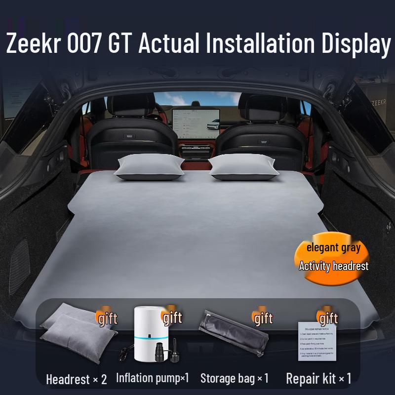 Jike 007GT Car Mattress: Auto Inflatable Sleeping Mat for Trunk & Rear Seat