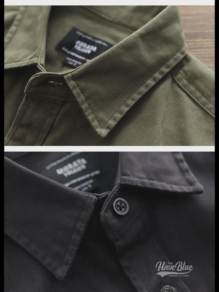 Herren Langarm Koreanischer Stil Freizeit Hemd - Trendige Hongkong & Japanische Mode für den Herbst