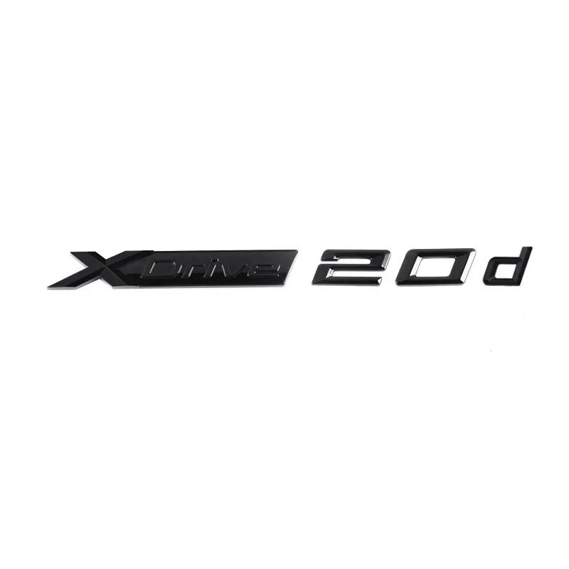 3D ABS Auto Car Side Fender Emblem Rear Trunk Badge Sticker Decals for XDRIVE 20d 25d 28d 30d 35d 40d 48d 50d X1 X3 X5 X6 X7