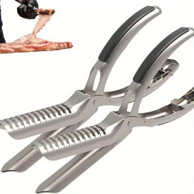 Paslanmaz Çelik Barbekü Kaburga Soyucu Kaburga Zarı Sökücü Kaburga Soyucu Barbekü Kaburga Soyucu Manuel Et Tendon Sökme Aleti