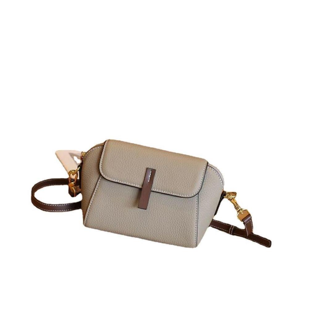 Leder Damentasche, Einzelne Schulter Crossbody-Tasche, Street Fashion Mode Damentasche, Muscheltasche