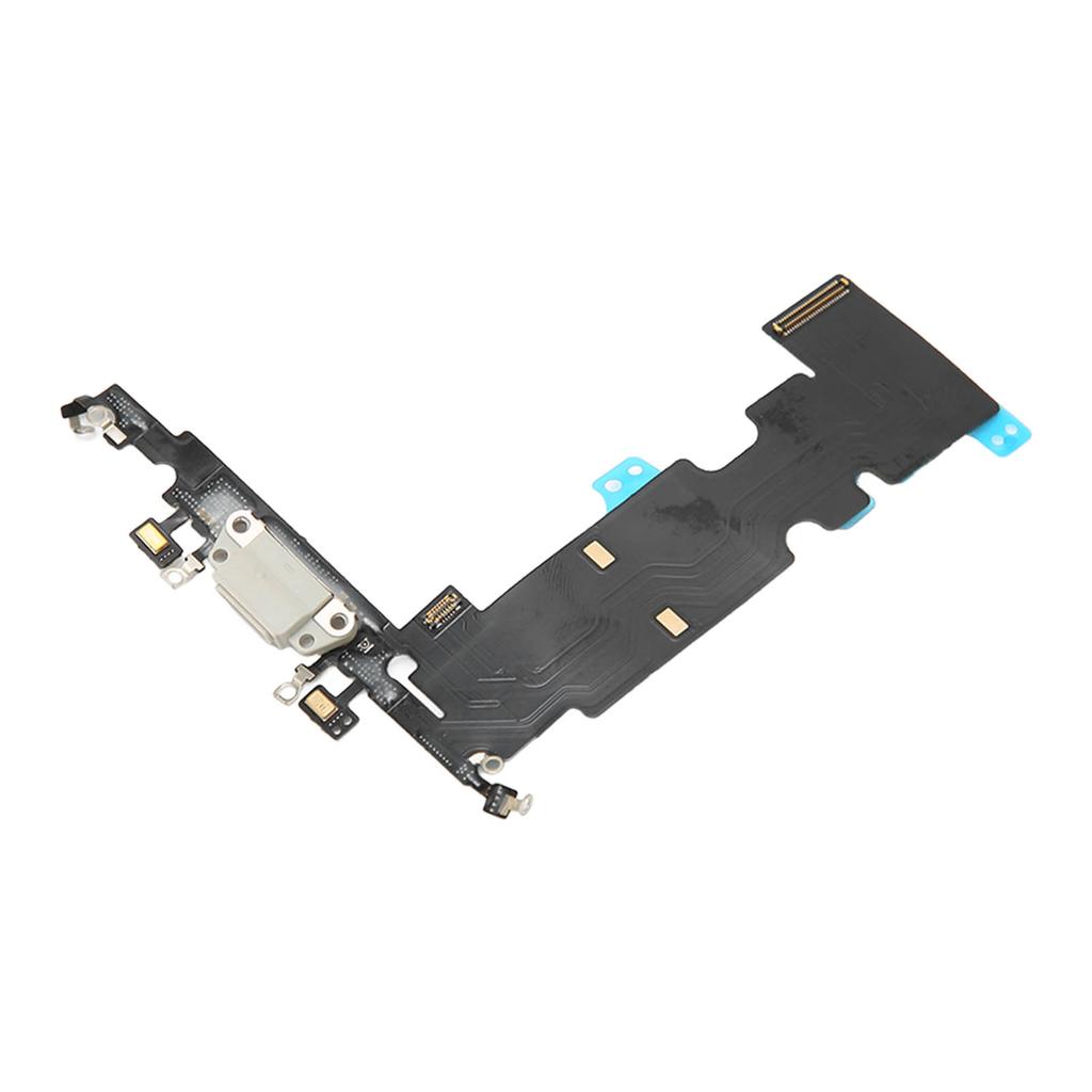 USB Charging Flex Cable Phone Charging Port Connector Flex Cable Replacement for IPhone 8 PlusWhite
