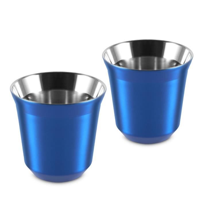 Espressokopper - Noname - 170 ml - Rustfritt stål 304 - Sett med 2 - Tåler oppvaskmaskin
