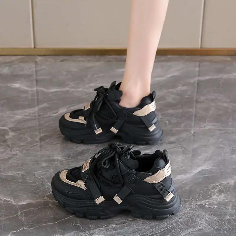 Summer Round Tip Womens Name Brand Sneakers Skate Shoes Gray Boot Sport Novelty Funny Shouse Athletic 2025summer Tenisky