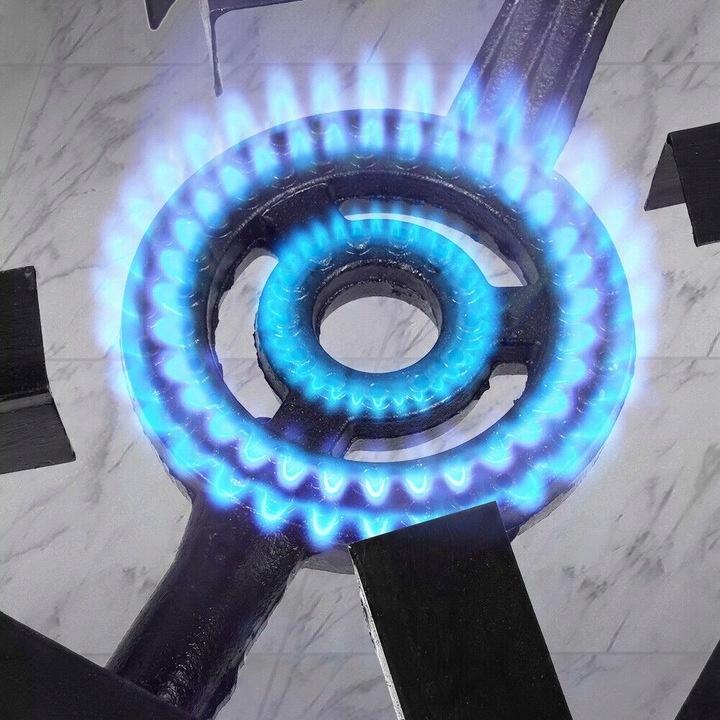 Fogareiro a Gás Cozinha Queimador 8Kw 25X25 Redutor Mangueira 1.5M