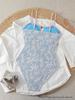 Summer 2026 Bohemian Halter Backless One-Piece Swimsuit