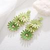 Bohemian Daisy Stud Earrings: Handmade Raffia Sunflower Style