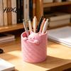 Office Desk Bedroom Gift 3D Printed Pen Holder Cat Shape Large Capacity