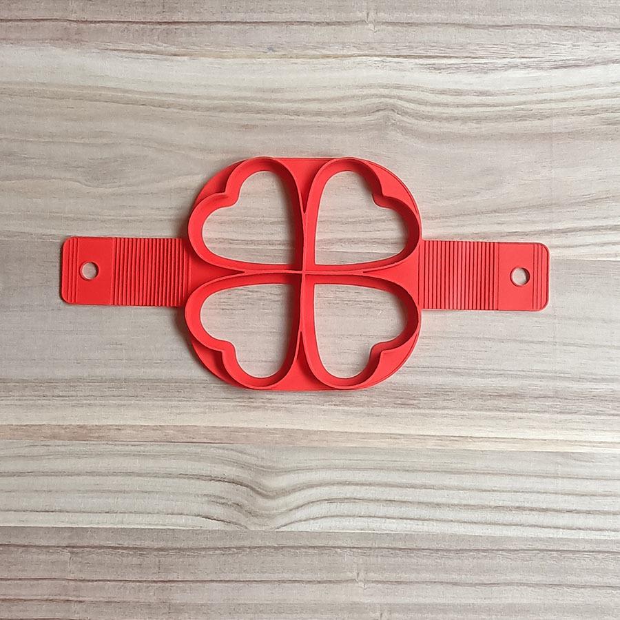 Silicone Egg & Pancake Mold - Multi-Shape 7-Hole Fryer