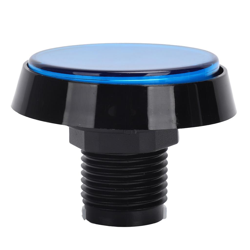 60mm Big Round Flat Button with LED Light 3‑Foot Switch for Crane Machine Game Console