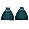 1 Pair Leaf Scoops and Claws Sturdy Ergonomic Grip Hand Held Garde Leaf Rake for Lawn Grass Removal