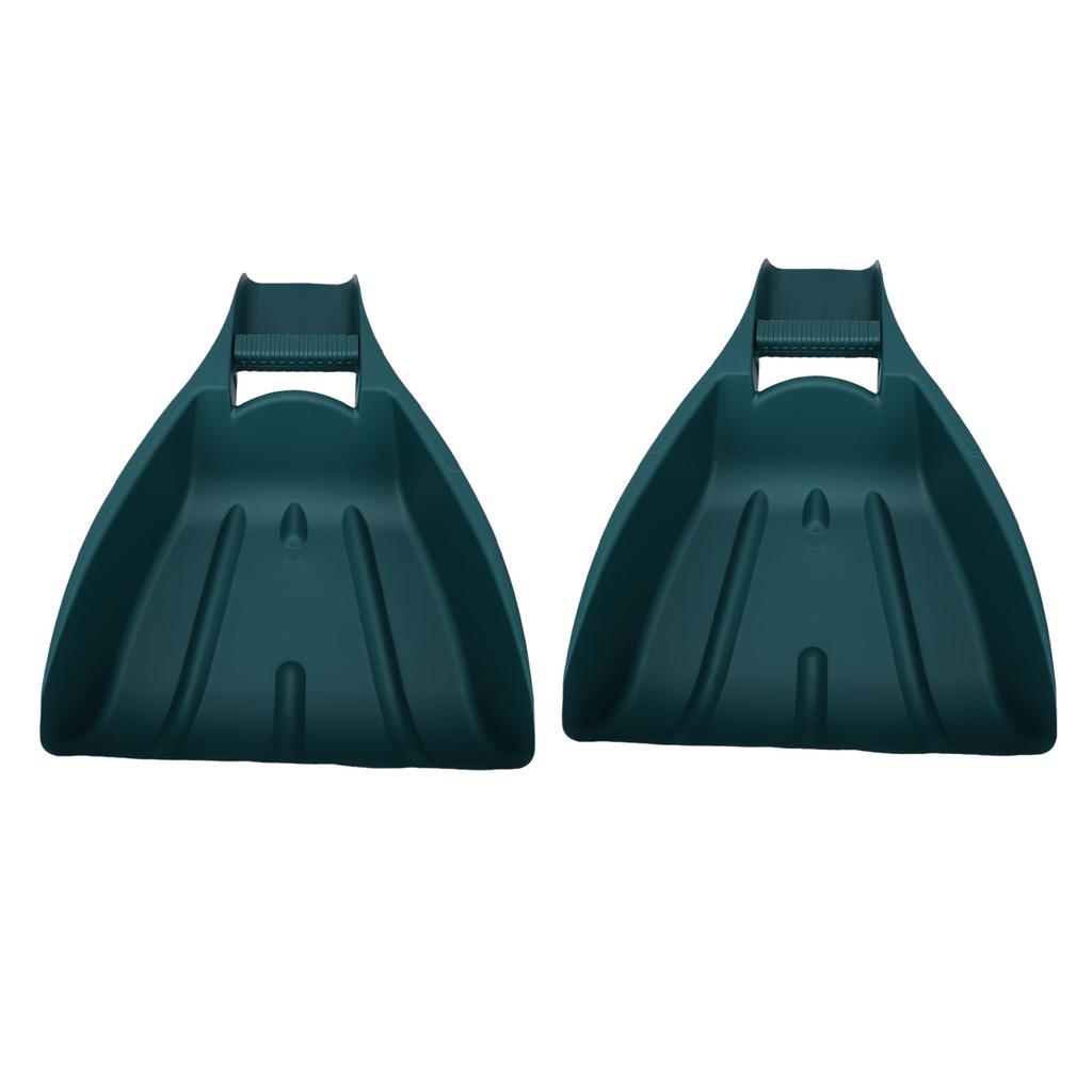 1 Pair Leaf Scoops and Claws Sturdy Ergonomic Grip Hand Held Garde Leaf Rake for Lawn Grass Removal