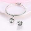 Charms Original Copper Lunar Glow Zircon Crown Pendant Beads Fit Bracelet Diy Fine Gift Women Delicate Jewelry Acce