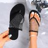 Women Slippers Summer New Popular Flat Bottom Sandals Flip Flops Hollow Sexy Flats Bottom Slippers Slides Women Zapatos De Mujer