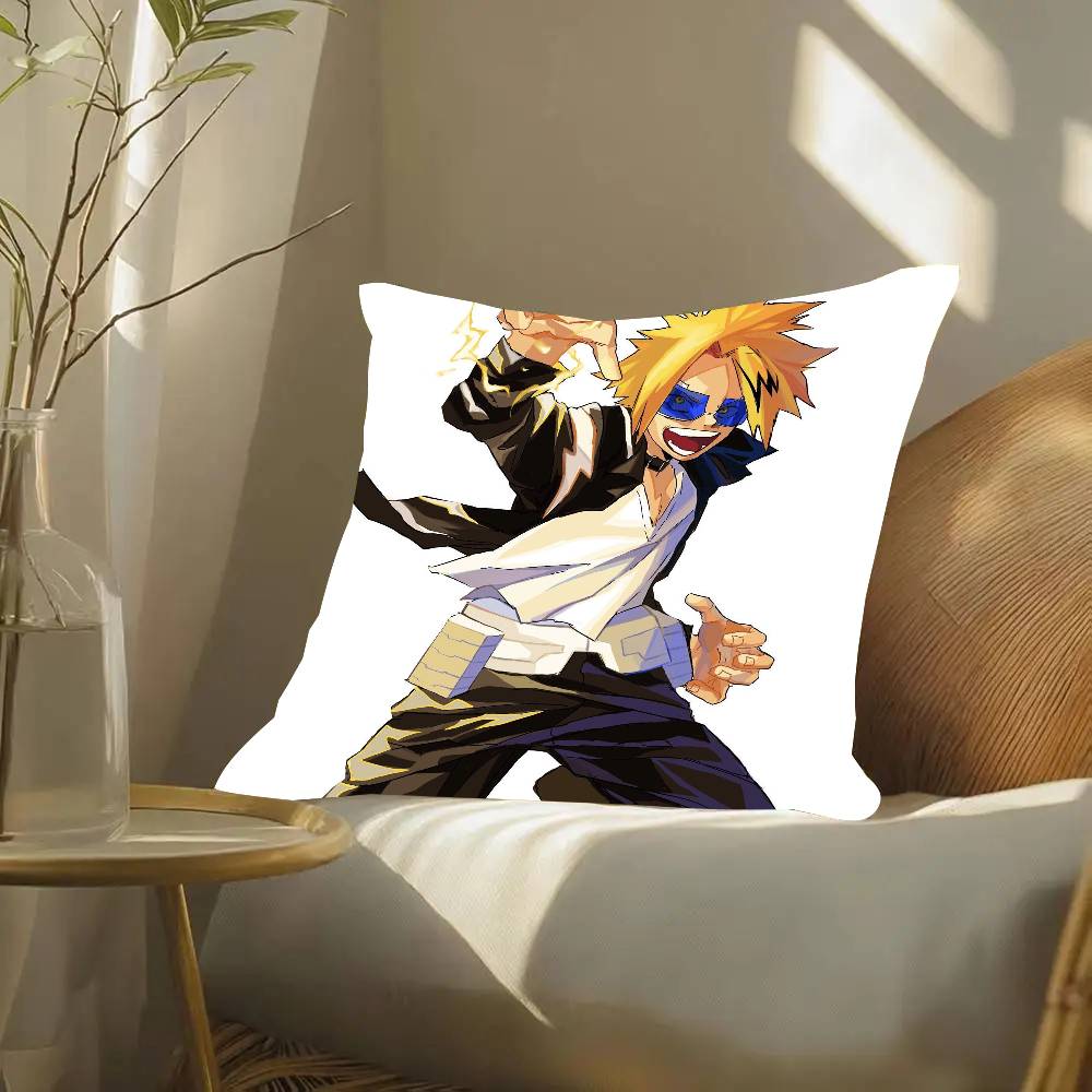 My D-Hero C-Academia Kaminari Denki Pillow Case Fashion Square Pillowcase Bedroom Sofa Room Ins Decoration Leisure