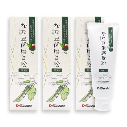 Dr. Denlist Sword Bean Toothpaste, No Additives, 150g X 3
