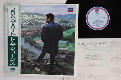 LP-Platte TOM JONES  From The Heart L20P1096 DECCA 1983 Japan Obi Pop Gebraucht