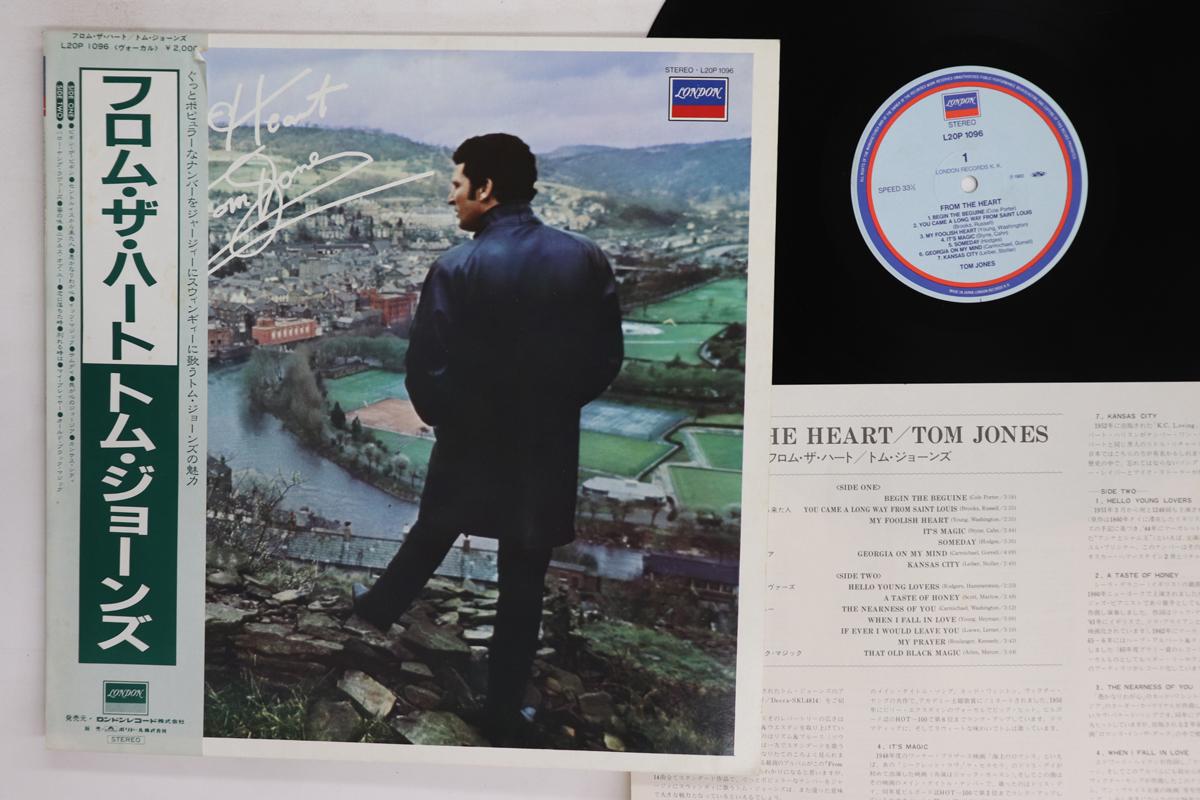 

LP Record TOM JONES From The Heart L20P1096 DECCA 1983 Japan Obi Pop Used