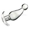 Anal Plug G Spot Stimulator Vaginal Plug Glass Dildo Butt Plugs Clear Crystal Dildos Adult Sex Toys For Woman Vagina Stimulate