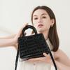 Genuine Leather Handbag New Fashionable Women's Small Square Bag French Simple Niche Popular One shoulder Crossbody Bag