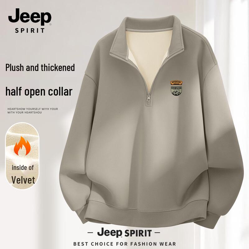 

JEEP SPIRIT Men s Fleece Pullover Hoodie 2XL
