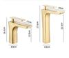 Brass single lever hot and cold chrome/gold tall bathroom basin faucet bathroom sink faucet Tall Sink Faucet bathroom faucet