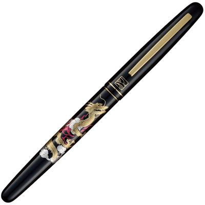 Kuretake Fountain Brush Monogatari of Dragon and Pen, Maki-e (Story Maki-e) Jewel, Black, DU185-615