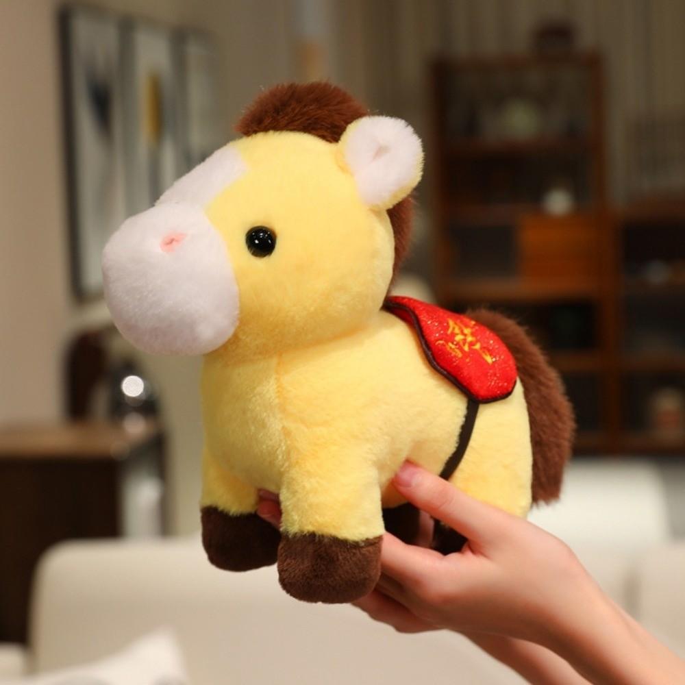 Mascot Dolls Stuffed Horse Toy Good Luck Horse Doll Pendant 2026 Horse Plush Doll Festive Decor