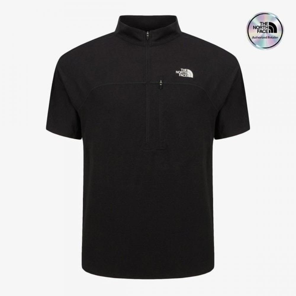 The North Face Short Sleeve Hoodie Black Nt7ks01a BLACK/085