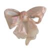 High-End Pink Bow Acetate Hairpin for Women and Babies