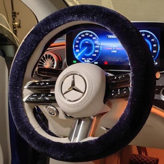 

PICKSHI Car Steering Wheel Warm Winter Steering Wheel Small for Kei Light and Standard Car Cold Cover, Cover, Size, Cars, Trucks, Cars, Accessories, чёрный