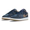 Air Jordan 1 Low SE GS Denim Buty dla dzieci Niebieski Granatowy Muślinowy DM4692-400