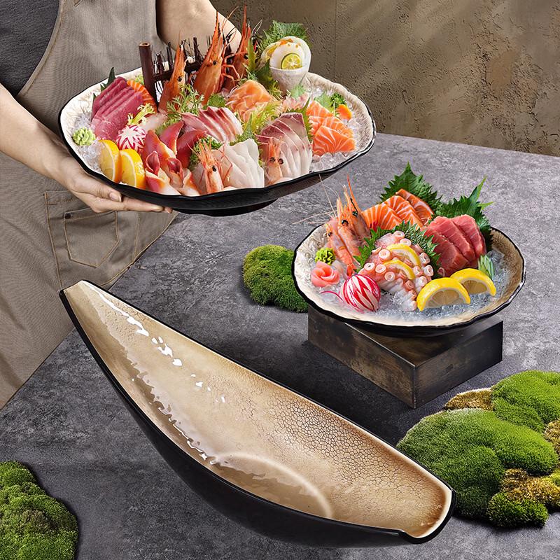 Melamine Shell Sashimi Plate