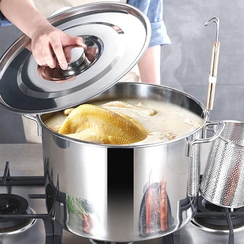 Rudolf Commercial Stainless Steel Stockpot with Lid